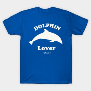 Dolphin lover logo T-Shirt